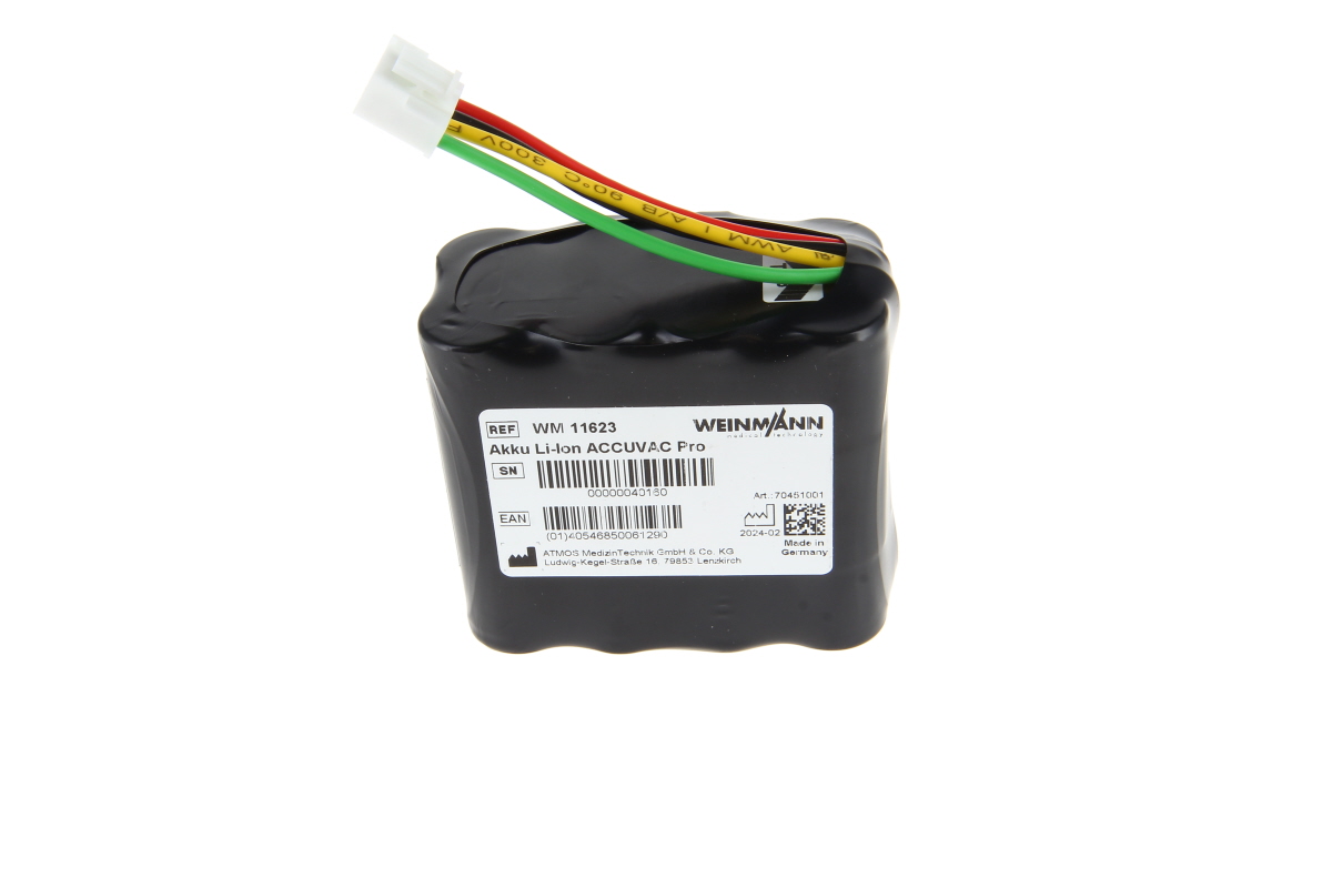 Original Li Ion Akku Typ WM11623 für Weinmann Absaugpumpe Accuvac Pro