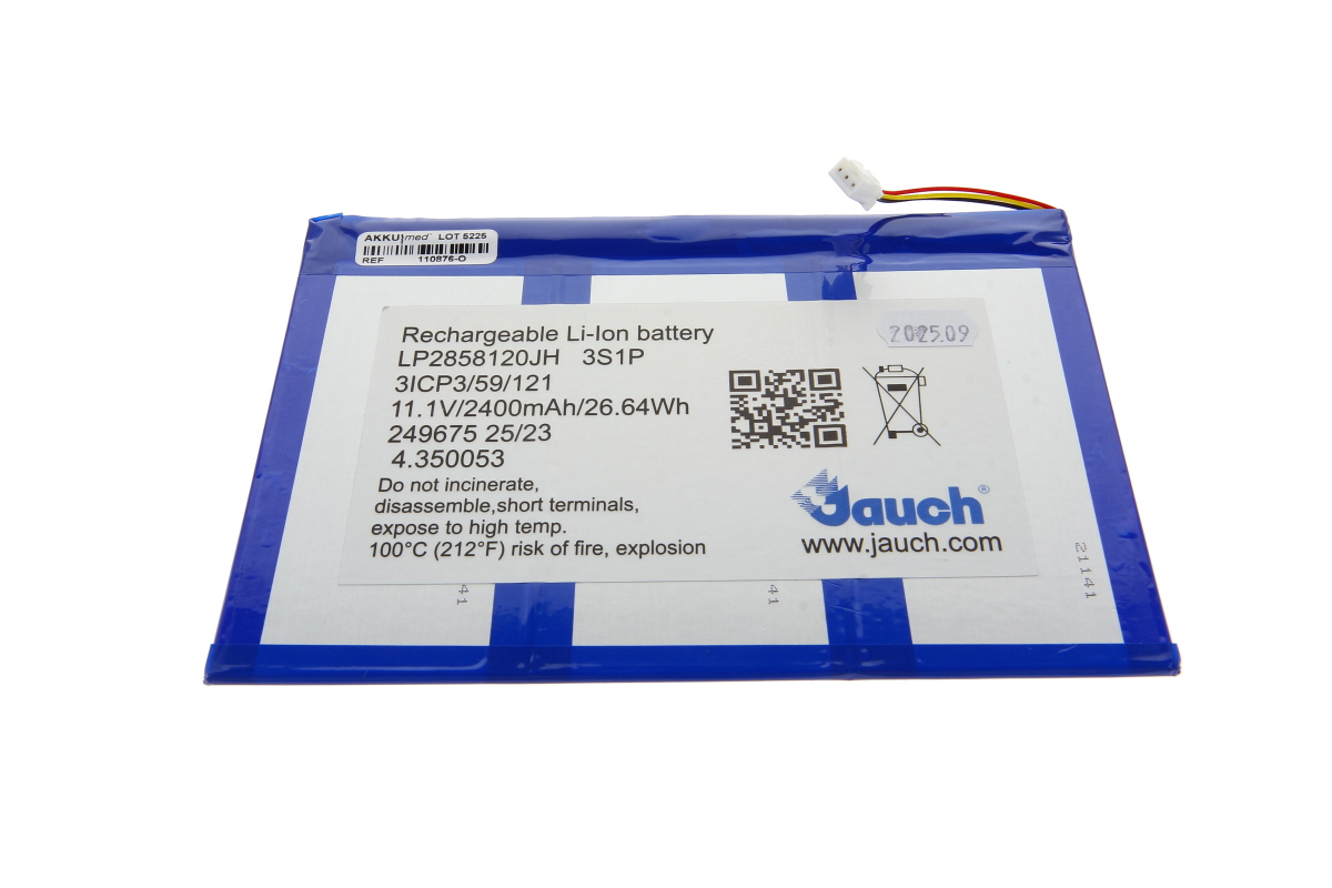 Original Schiller Li-Ion battery for Cardiovit FT-1 11,1 Volt 2,4 Ah 26,64 Wh Ref 4.350053